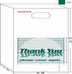 Small Die Cut Handled Bag with Heat-Sealed Bottom