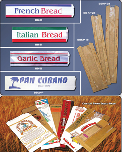 Supermarket Bakery Bags Polypropylene Windows